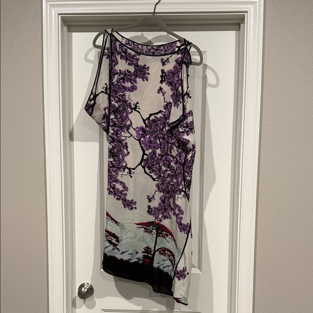 Floral Asymmetrical Dress